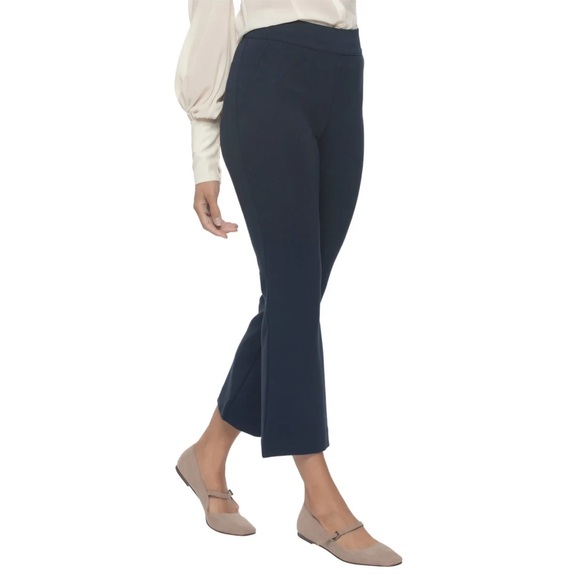 Felina Women's Tummy Control Kick Crop Pant - Picture 2 of 4